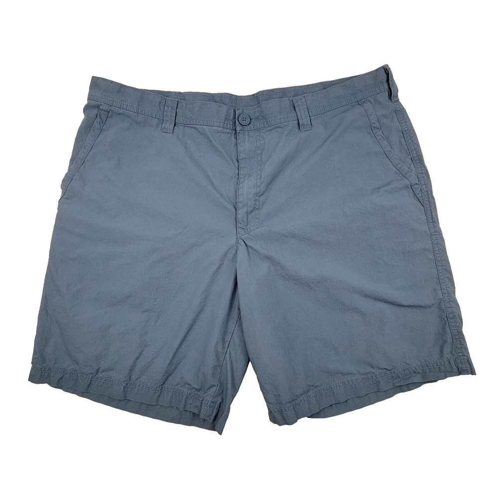 Columbia Chino Shorts Mens 40W 10L Blue 100% Cotton 9.5" Inseam Casual‎ A60A